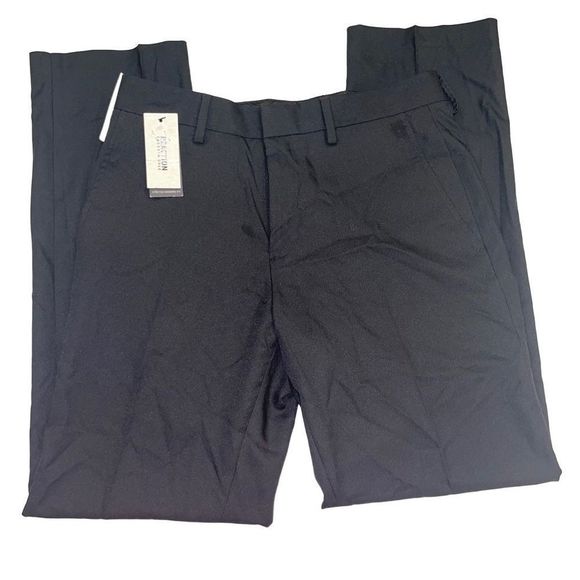 New Kenneth Cole Reaction Stretch Modern Fit Dress Pants Black 31 x 32 - Picture 8 of 15